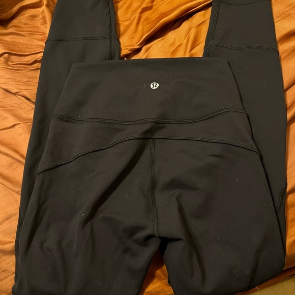 lululemon athletica Pants - Lululemon black wunder train legging